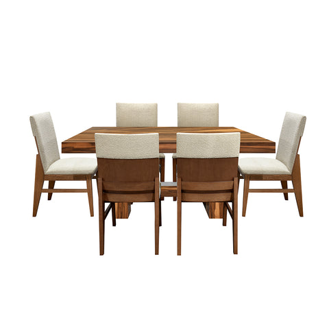 Comedor Merlot - 6 Sillas Viena Taupe