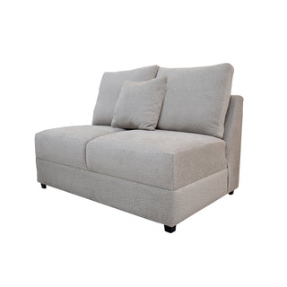 Love Seat Sin Brazos - Edimburgo Zinc