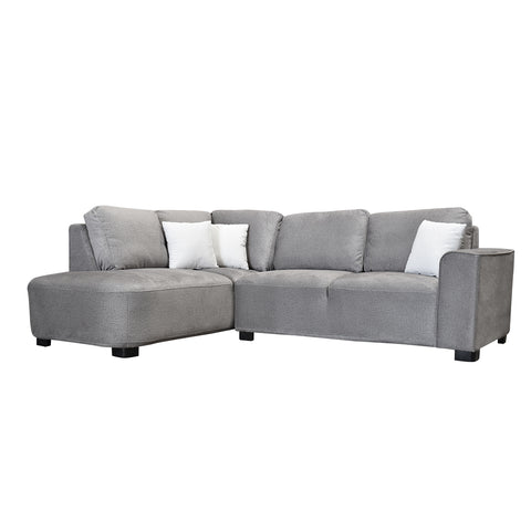 Sala esquinera Nina Chaise Izquierdo - Flip Flop Silver