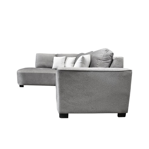 Sala esquinera Nina Chaise Izquierdo - Flip Flop Silver