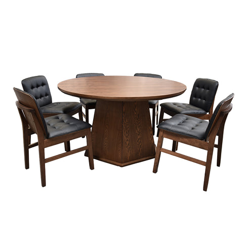 Comedor Owen 6 Personas - Nogal