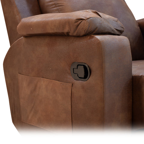 Sillón Reclinable Pilsen - Búfalo acero