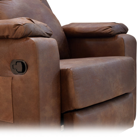 Sillón Reclinable Pilsen - Búfalo acero