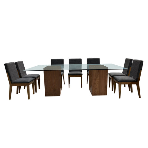 Comedor Quebec - Nogal - 10P
