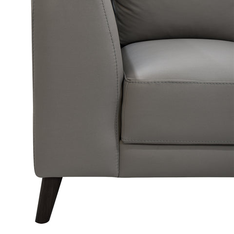 Sala Esquinera Río - Chaise Derecho - Nappa Dark Grey