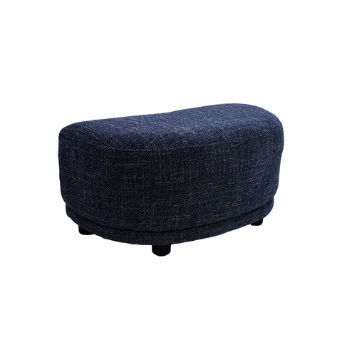 Sillón Giratorio Savoy con Taburete - Gris