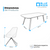 Set de Comedor Tavira - 6 Sillas Odger Vinipiel Gris