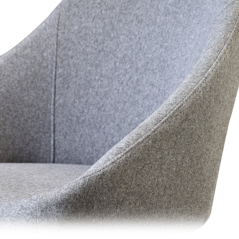 Silla Odger Giratoria - Linen Gris