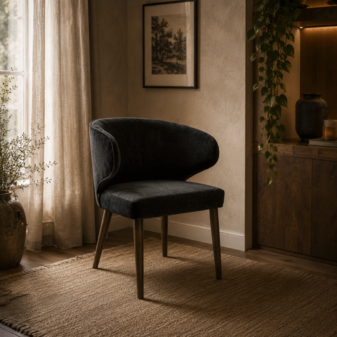 Silla Alejandría - Solid Ebony