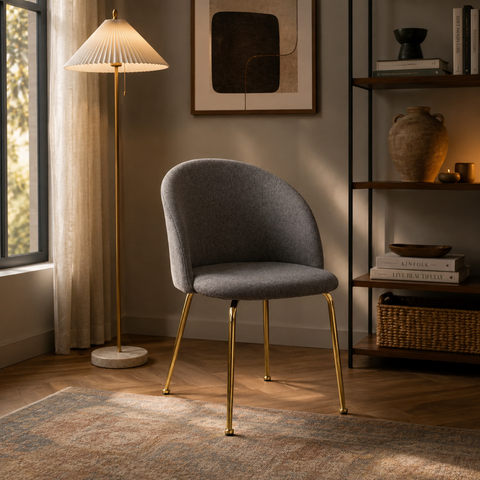 Silla Denver - Lino Gris