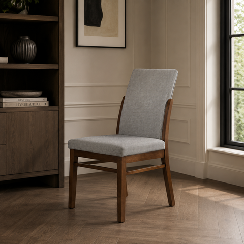 Silla London - Tapiz Gris Parota
