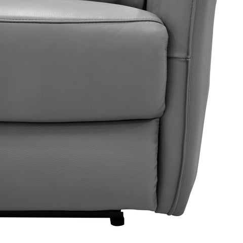 Sillón Reclinable Eléctrico Bianchi - Piel Gris