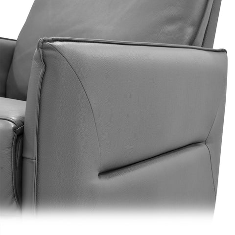 Sillón Reclinable Eléctrico Bianchi - Piel Gris