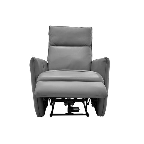 Sillón Reclinable Eléctrico Bianchi - Piel Gris