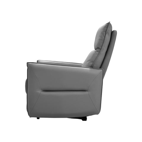 Sillón Reclinable Eléctrico Bianchi - Piel Gris