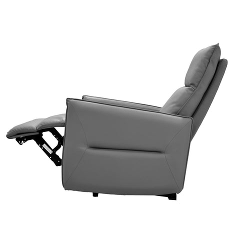 Sillón Reclinable Eléctrico Bianchi - Piel Gris