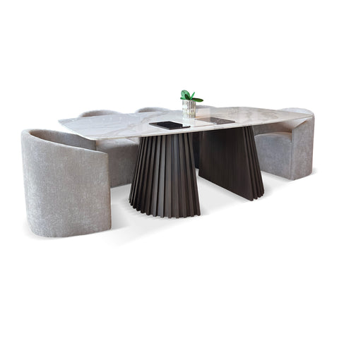 Comedor Sua - Nordico Calacata Blanco