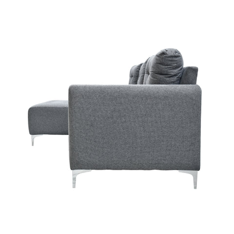 Sala Esquinera Tiago - Chaise Izquierdo - Girona Grey
