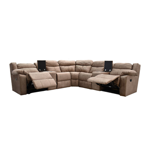 Sala Esquinera  Modular Vectra  Reclinable - Beige