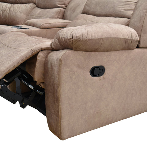 Sala Esquinera  Modular Vectra  Reclinable - Beige