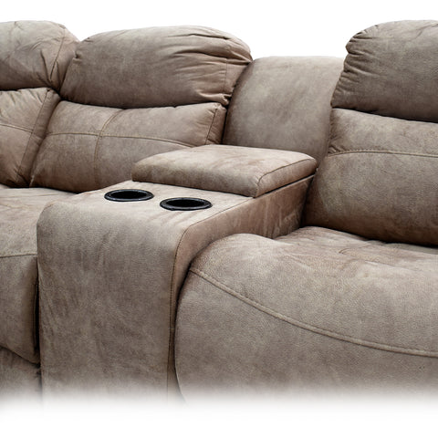 Sala Esquinera  Modular Vectra  Reclinable - Beige