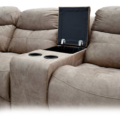 Sala Esquinera  Modular Vectra  Reclinable - Beige