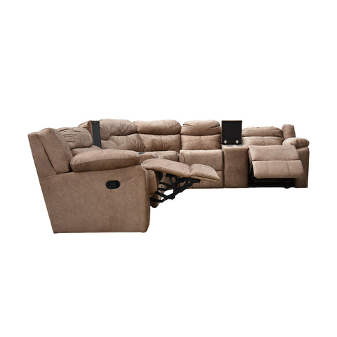 Sala Esquinera  Modular Vectra  Reclinable - Beige