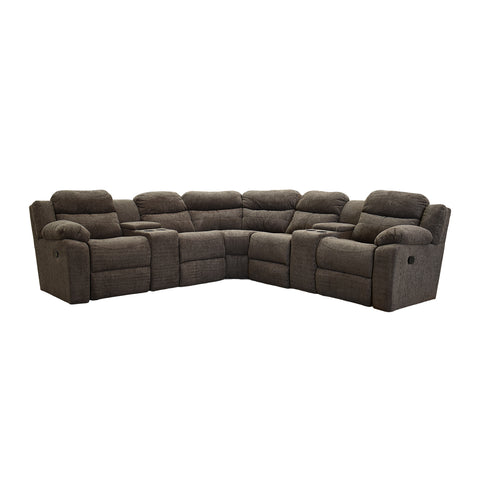Sala Esquinera  Modular Vectra  Reclinable - Gris