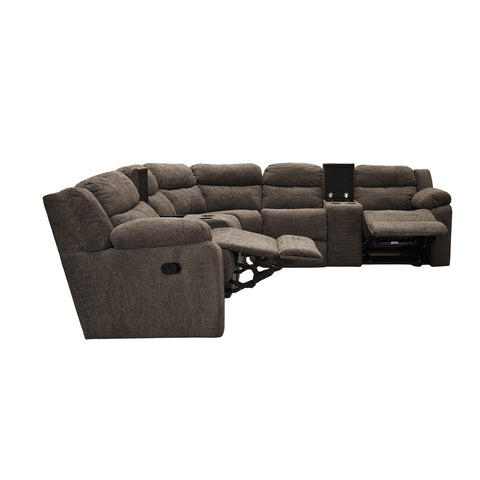 Sala Esquinera  Modular Vectra  Reclinable - Gris