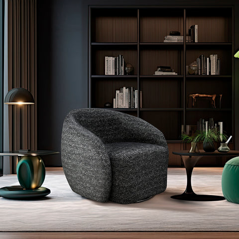 Sillón Vika - Tela  Negro