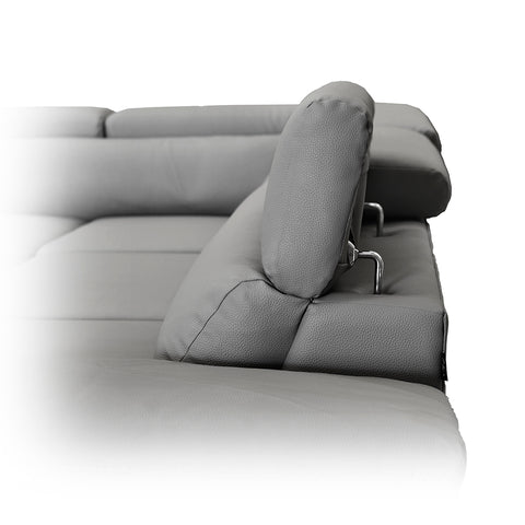 Sala Esquinera Agora Chaise Izquierdo - Tactopiel Gris