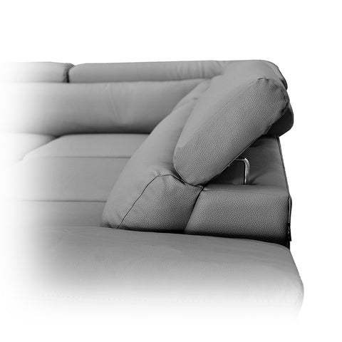 Sala Esquinera Agora Chaise Izquierdo - Tactopiel Gris