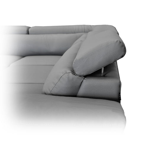 Sala Esquinera Agora Chaise Izquierdo - Tactopiel Gris