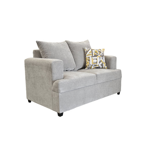 Sala Alejandria - Sofa y Love Seat - Baloo Silver