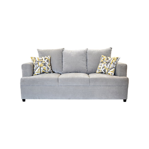 Sala Alejandria - Sofa y Love Seat - Baloo Silver
