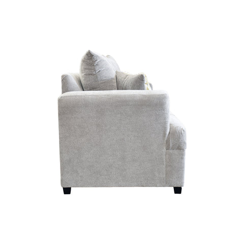 Sala Alejandria - Sofa y Love Seat - Baloo Silver