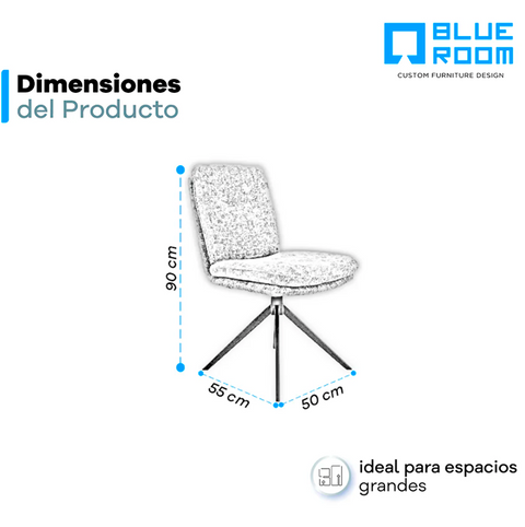 Silla Altea - Tela Gris