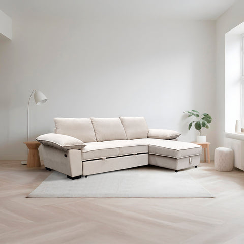 Sofá Cama Annabelle - Beige