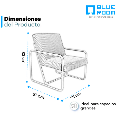 Sillon Andre - Vixy Ebony