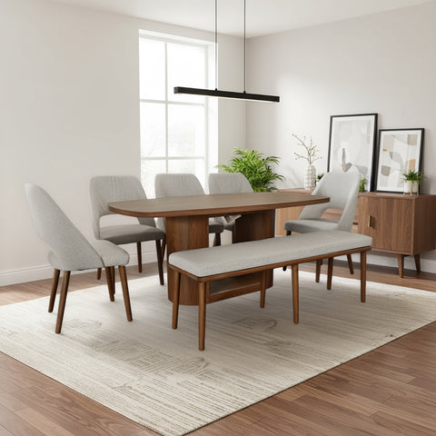 Comedor Ares Con Banca - Nogal