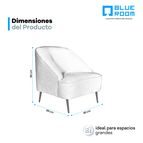 Sillon Aria - Magic Charcoal