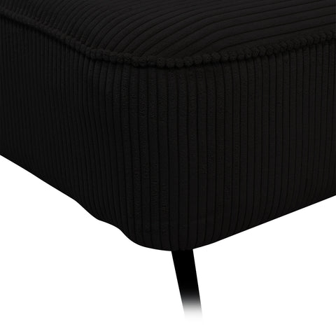 Sillón Aria - Vixy Ebony - Con Taburete