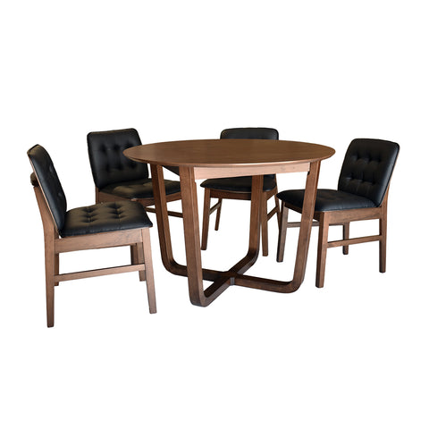 Comedor Arlo 4 Personas - Nogal
