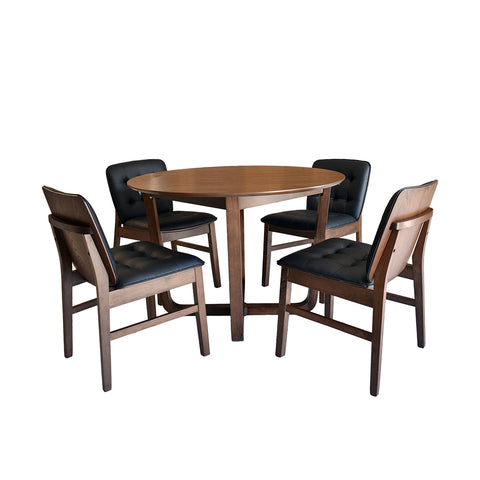 Comedor Arlo 4 Personas - Nogal