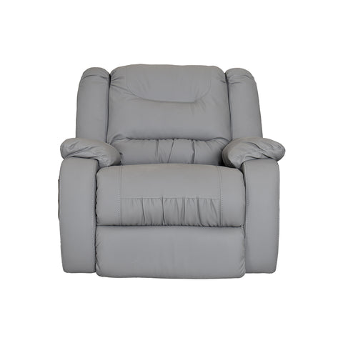 Sillón Reclinable Assli con Elevador - Tacto Piel Gris
