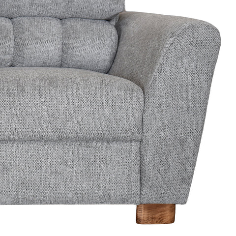 Sala Ayda - Sofá y Love Seat - Tela Milan Gray