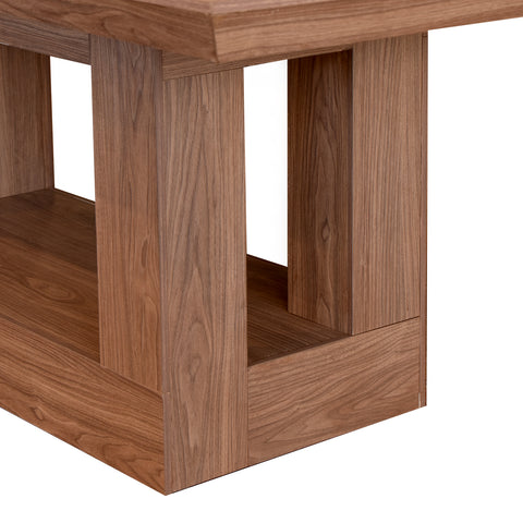 Comedor Bagdad Nogal 8 Sillas (6 Sparta Silver y 2 Sparta Smoke)