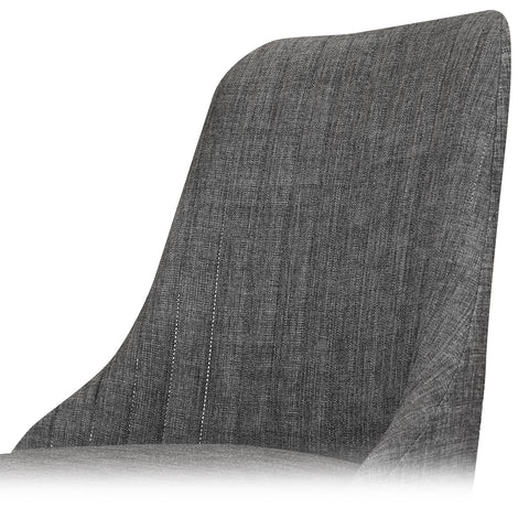 Comedor Bagdad Nogal 8 Sillas (6 Sparta Silver y 2 Sparta Smoke)