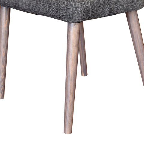 Comedor Bagdad Nogal 8 Sillas (6 Sparta Silver y 2 Sparta Smoke)