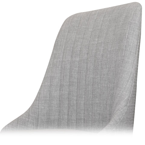 Comedor Bagdad Nogal 8 Sillas (6 Sparta Silver y 2 Sparta Smoke)